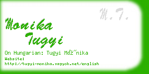 monika tugyi business card